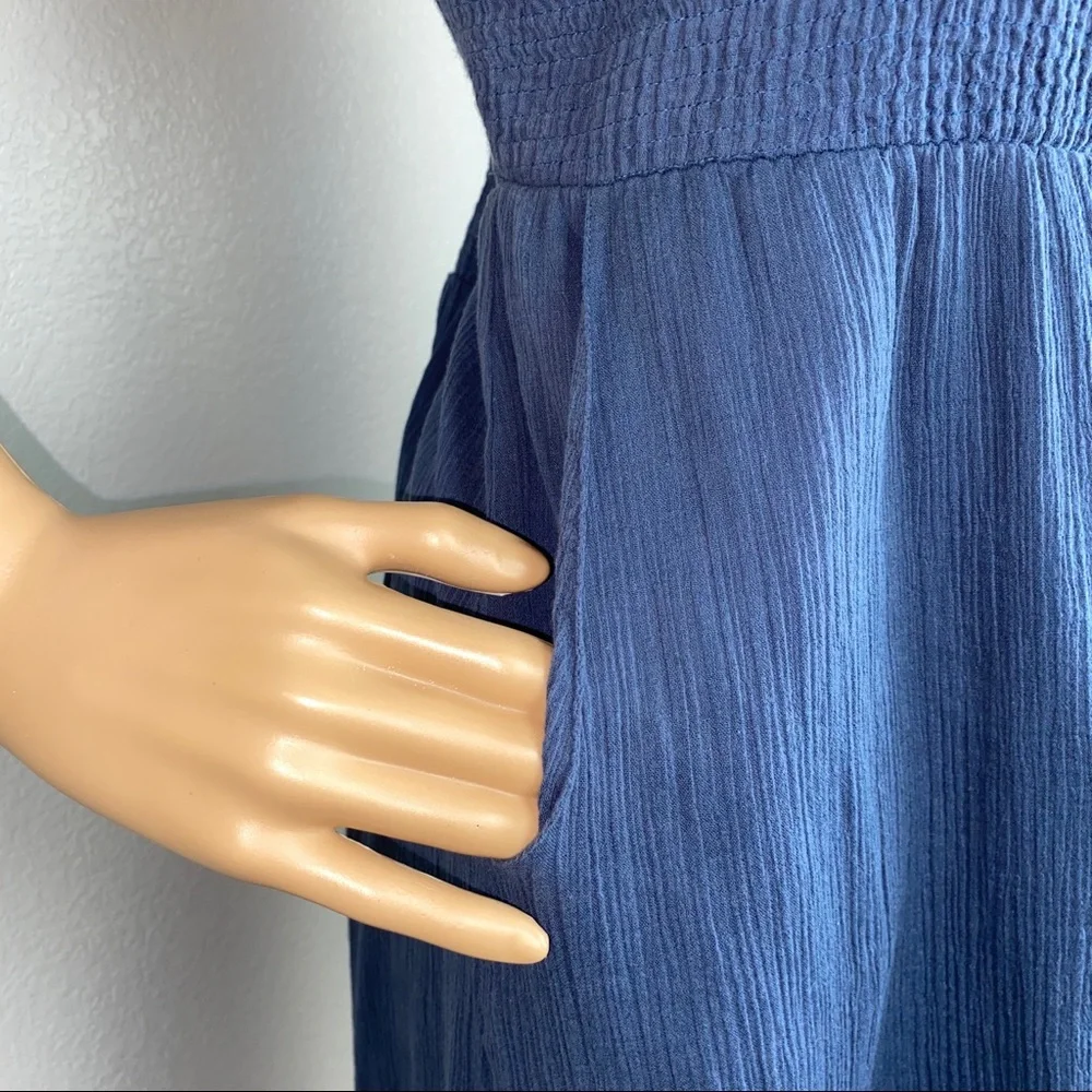Anthro Maeve Gauzy Cotton Ruffle Sundress Dress - Picture 5 of 8